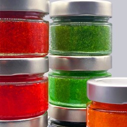 Tobiko rosso verde nero